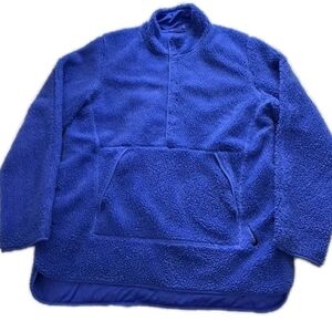 Men's Blue Fleece Sweater